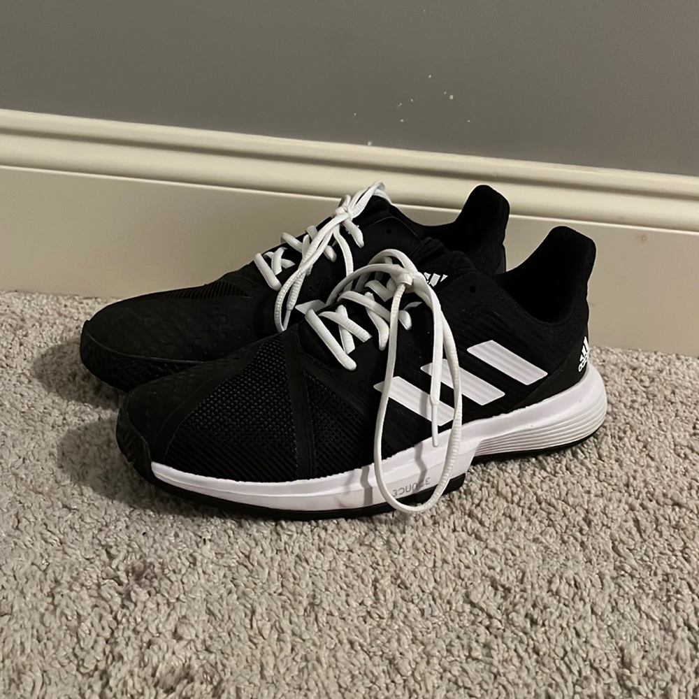 Adidas Court Jam Tennis Shoes- Black